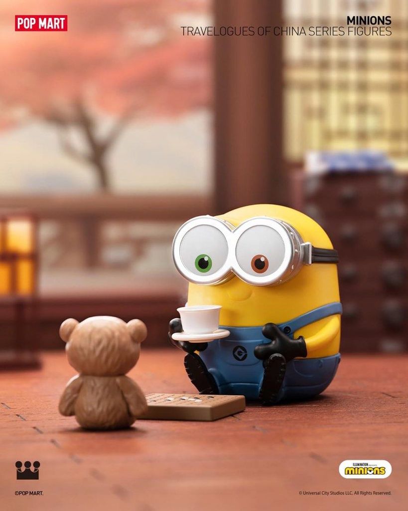 Mô hình đồ chơi Blind box Minions Travelogues Of Chinese (Chuyến Du Lịch Trung Hoa Của Minions) POP MART