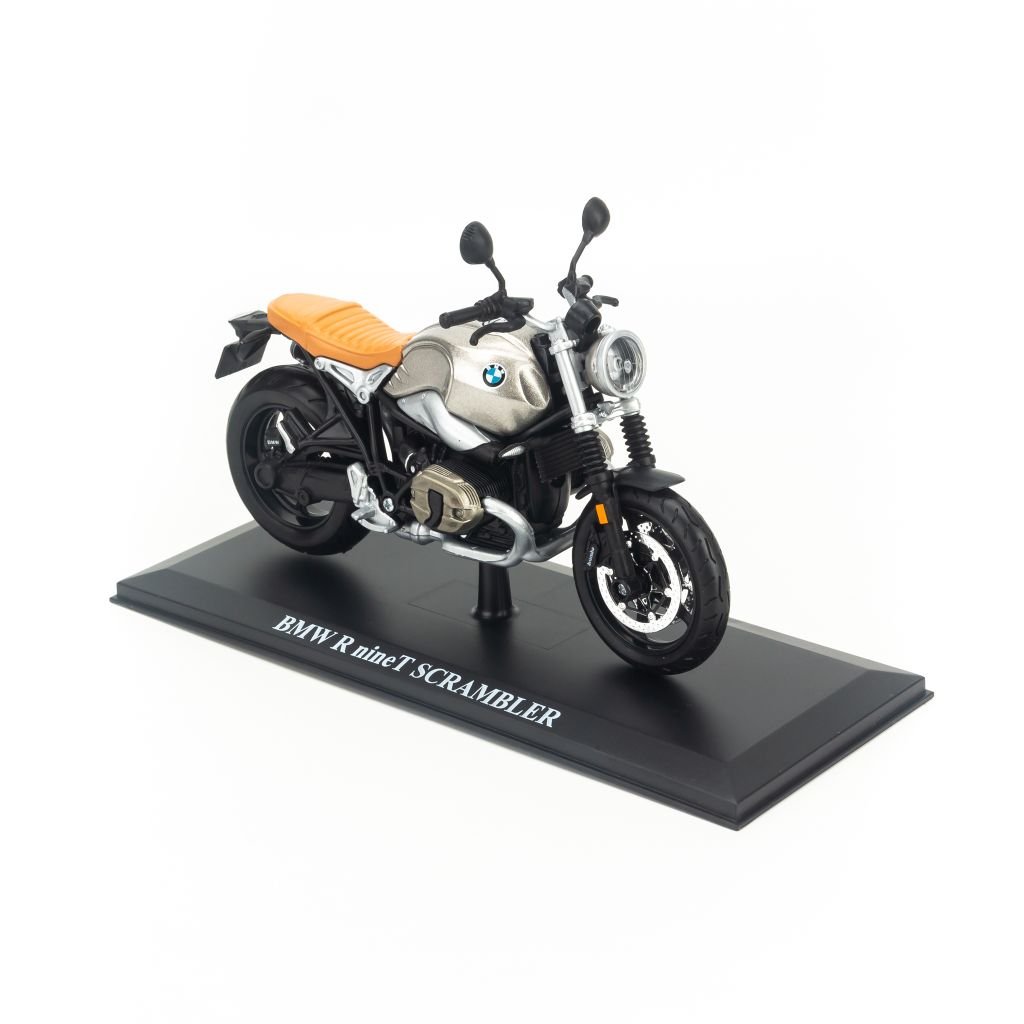  Mô hình mô tô BMW R Nine T Scrambler Gray 1:12 Maisto 