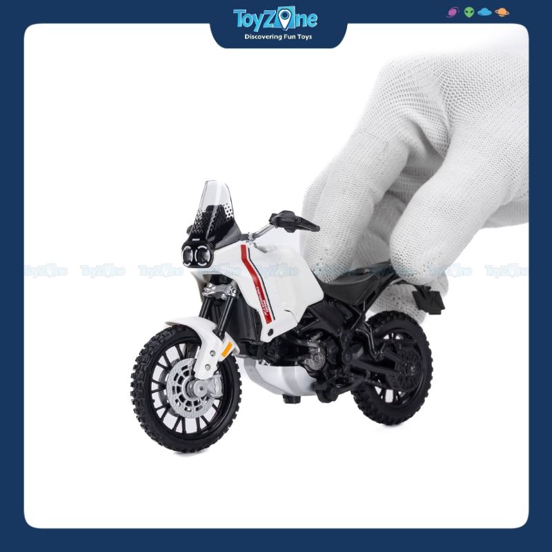 Mô hình mô tô Ducati DesertX 1:18 MAISTO
