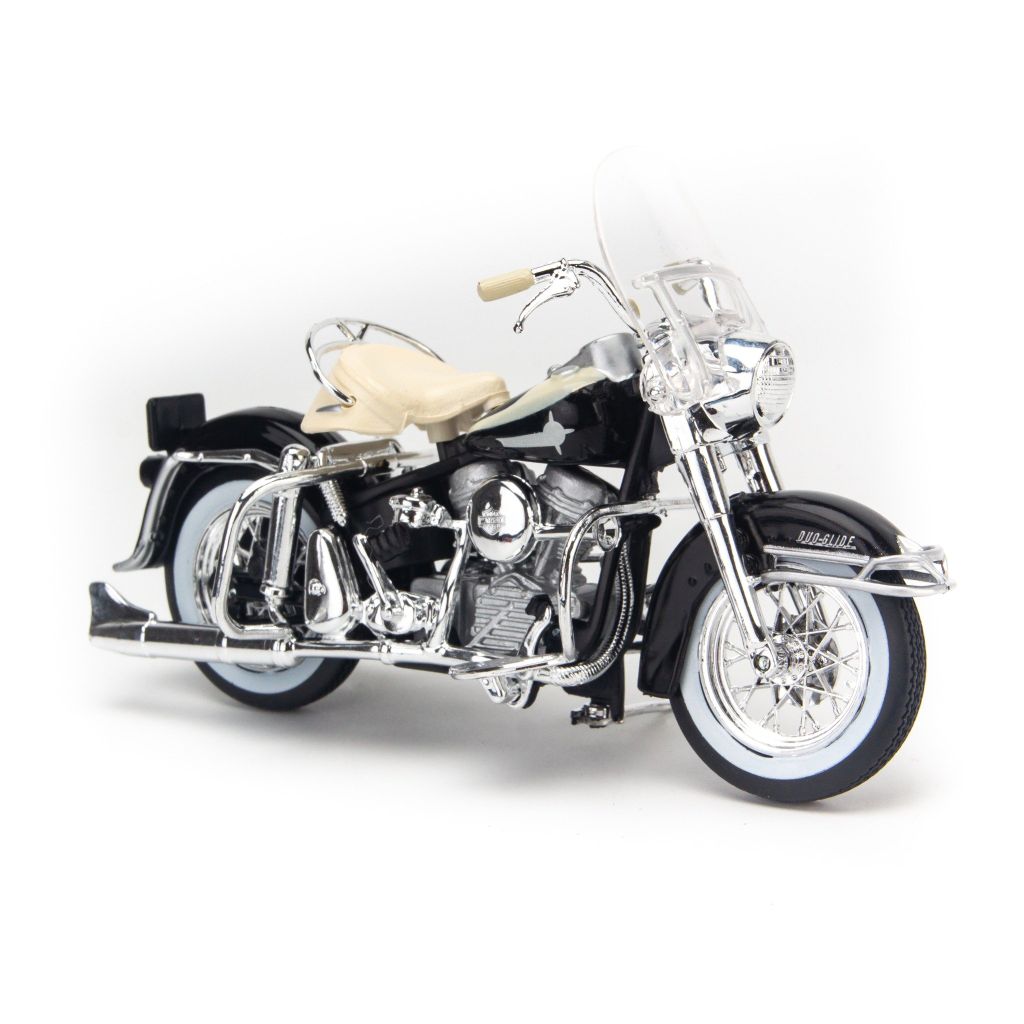  Mô hình mô tô Harley - Davidson FLH Duo Glide 1962 1:18 Maisto - 20-06134 