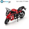 Mô hình xe mô tô Honda CBR 650F 2018 Red 1:18 Welly- 12853