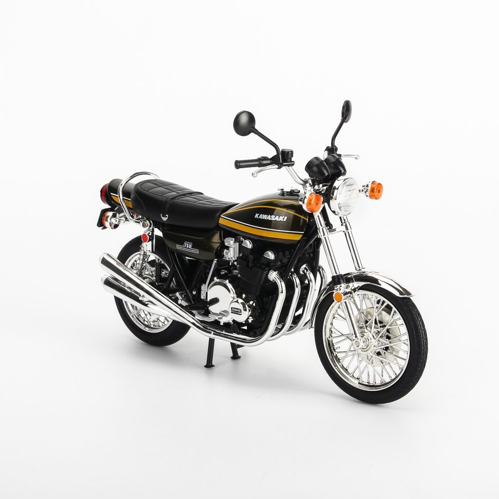  Mô hình mô tô Kawasaki 750-RS Z2 Gold MH-104637 1:12 Aoshima 