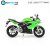  Mô hình xe mô tô Kawasaki Ninja 650R 2009 Green 1:10 Welly -62803 