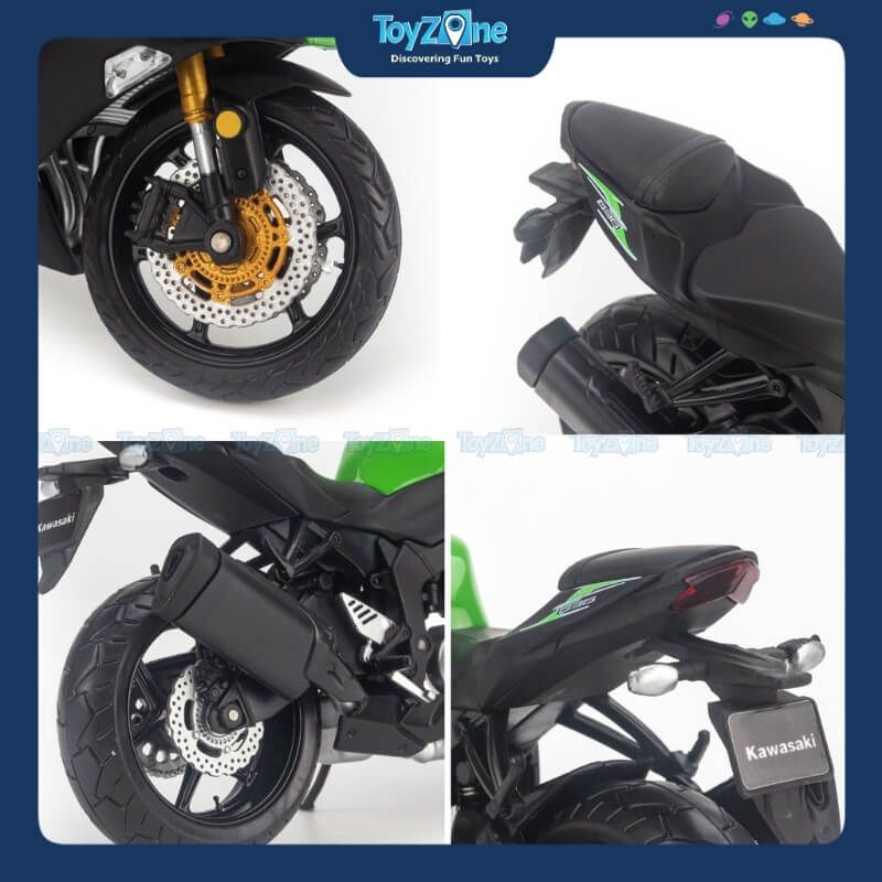 Mô hình mô tô Kawasaki ZX-6R 1:12 DG