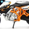 Mô hình xe mô tô KTM 990 Supermoto R Matte Black 1:18 Bburago- 18-51050