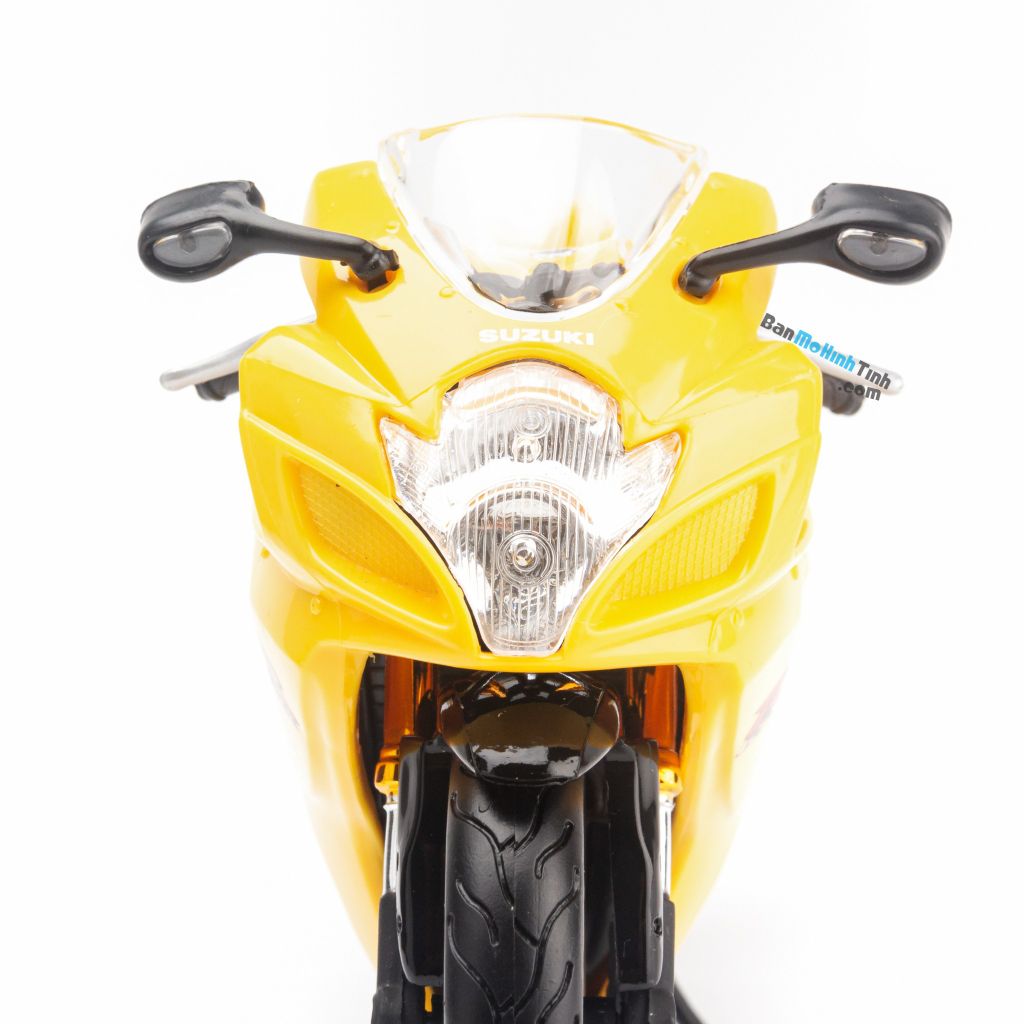 Mô hình mô tô Suzuki GSX R600 1:12 Maisto Yellow (6)