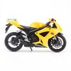 Mô hình mô tô Suzuki GSX R600 1:12 Maisto Yellow (4)