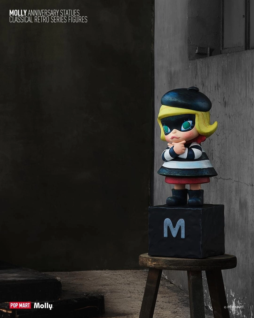 Mô hình đồ chơi Blind box Molly Anniversary Statues Classical Retro (Tượng Kỷ Niệm Cổ Điển) POP MART