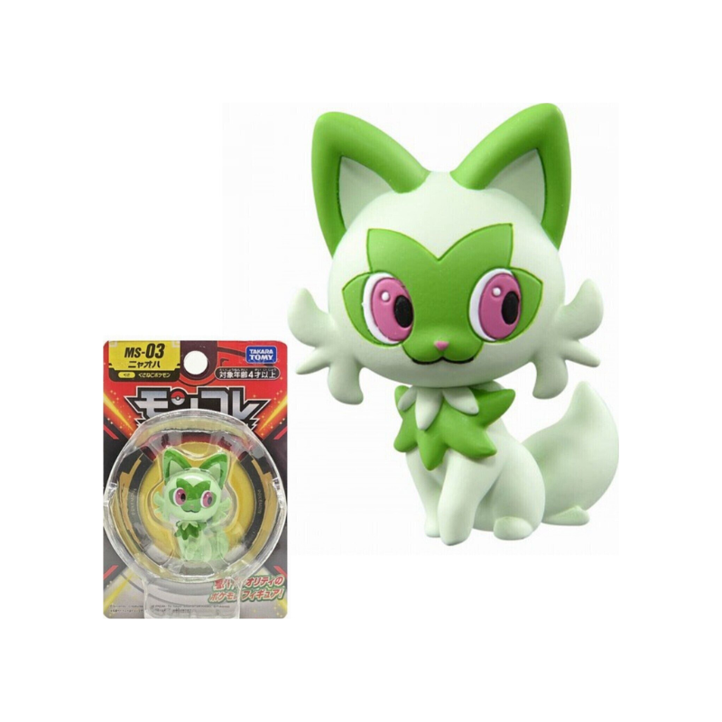  Mô hình Pokemon Nyaoha (Sprigatito) Takara Tomy MS-03 