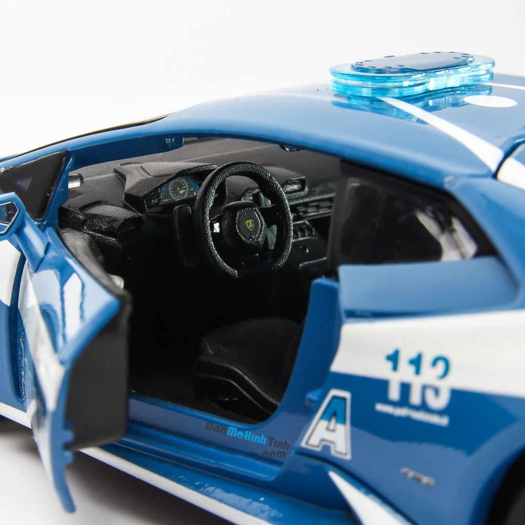 Mô hình xe Lamborghini Huracan Polizia - Police Blue 1:24 Maisto