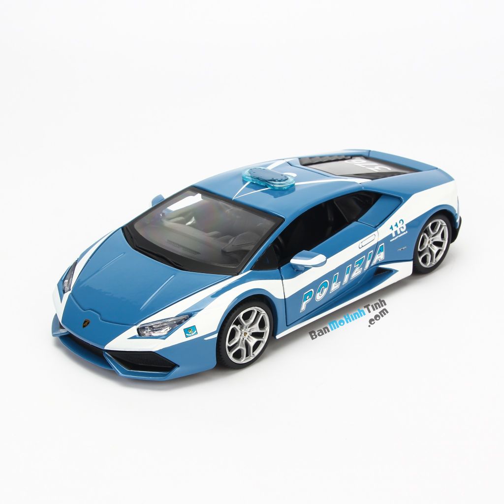 Mô hình xe Lamborghini Huracan Polizia - Police Blue 1:24 Maisto