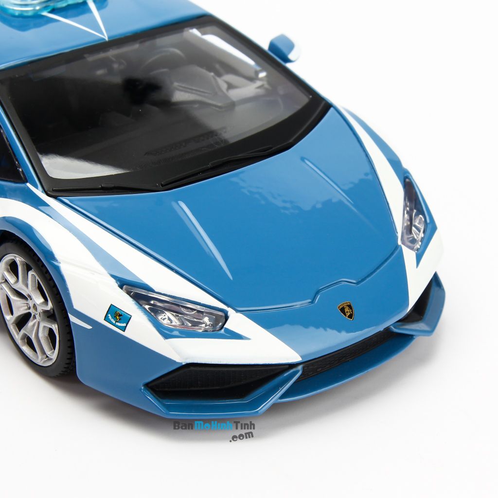 Mô hình xe Lamborghini Huracan Polizia - Police Blue 1:24 Maisto
