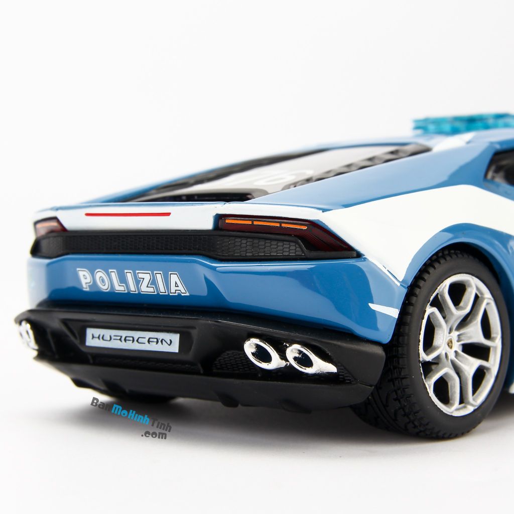 Mô hình xe Lamborghini Huracan Polizia - Police Blue 1:24 Maisto