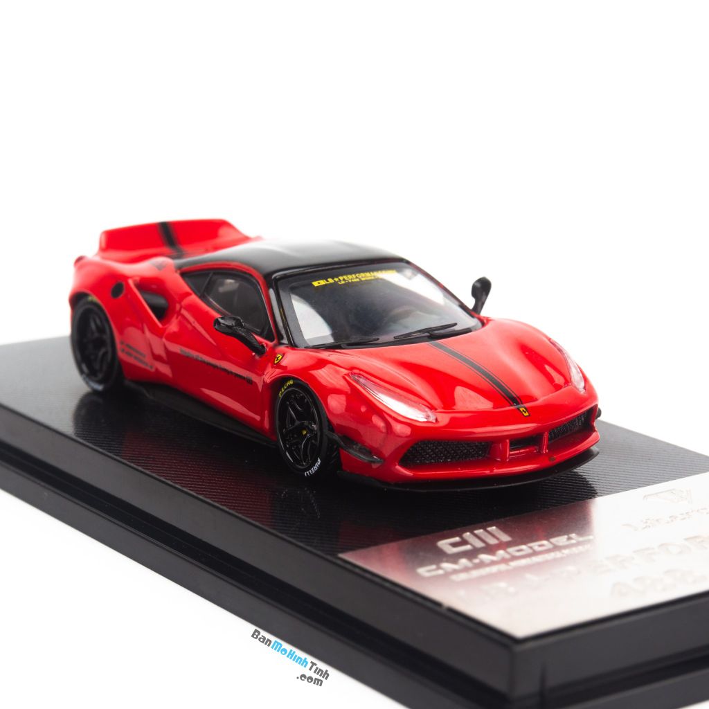  Mô hình xe Ferrari 488 GTB Liberty Walks 1:64 CM-Model 
