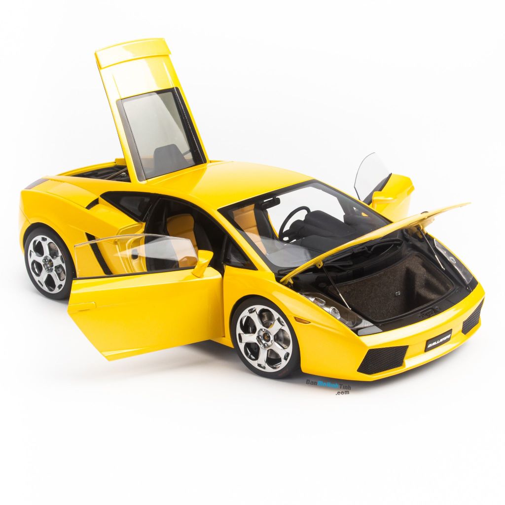Mô hình siêu xe Lamborghini Gallardo Yellow 1:12 Autoart tốt nhất việt nam (33)
