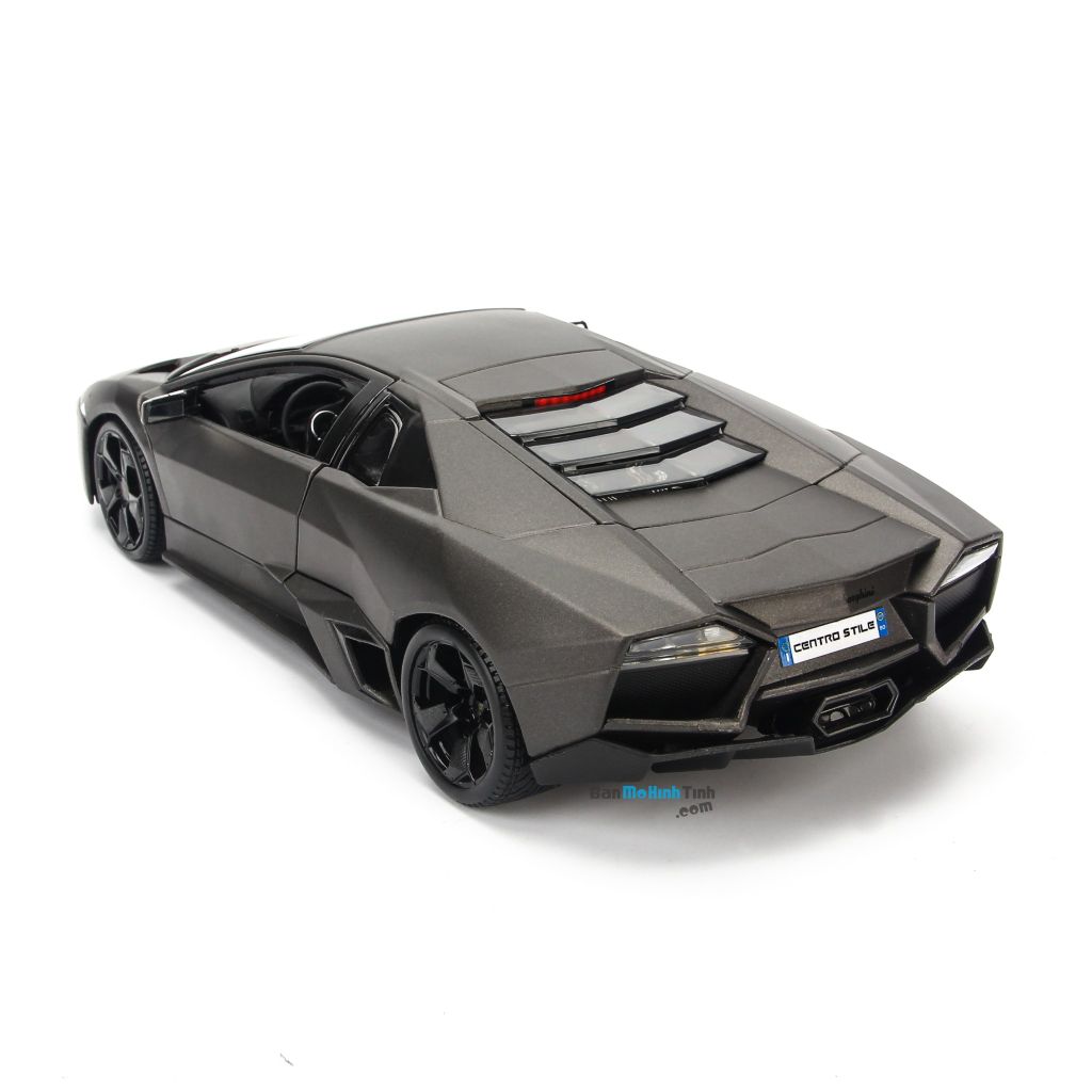 Mô hình xe Lamborghini Reventon 1:18 Bburago Matte Grey - MH18-11029