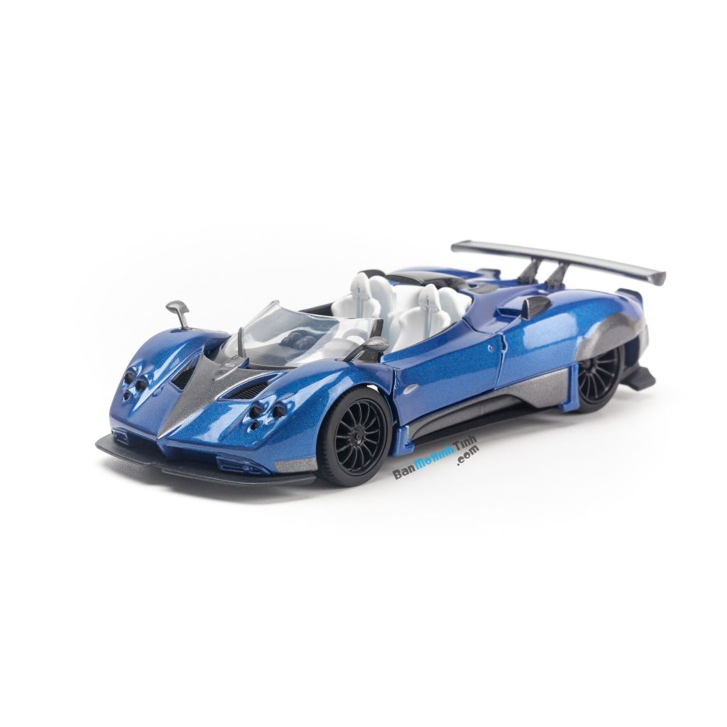Mô hình siêu xe Pagani Zonda 1:36 Jackiekim Blue (1)