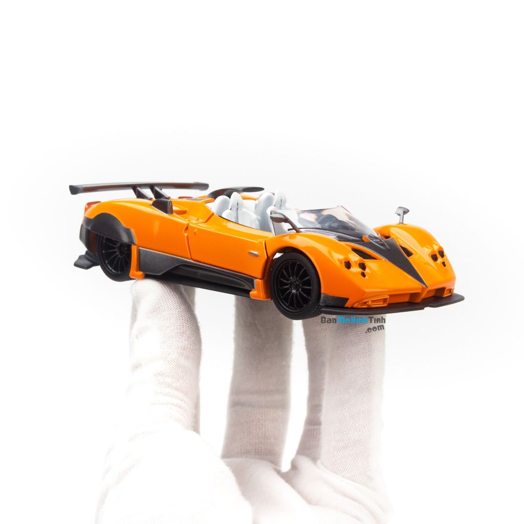 Mô hình siêu xe Pagani Zonda 1:36 Jackiekim Orange (6)