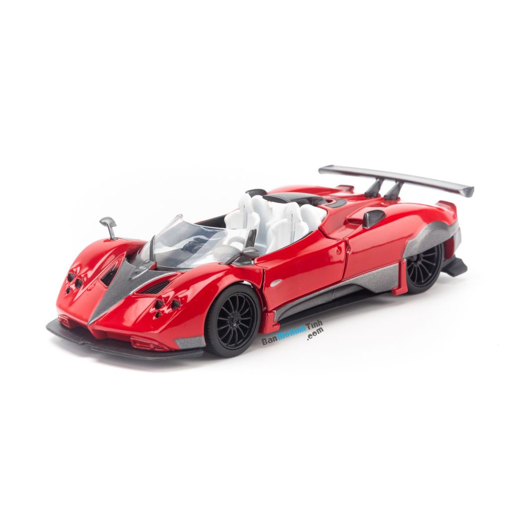 Mô hình siêu xe Pagani Zonda 1:36 Jackiekim Red (1)