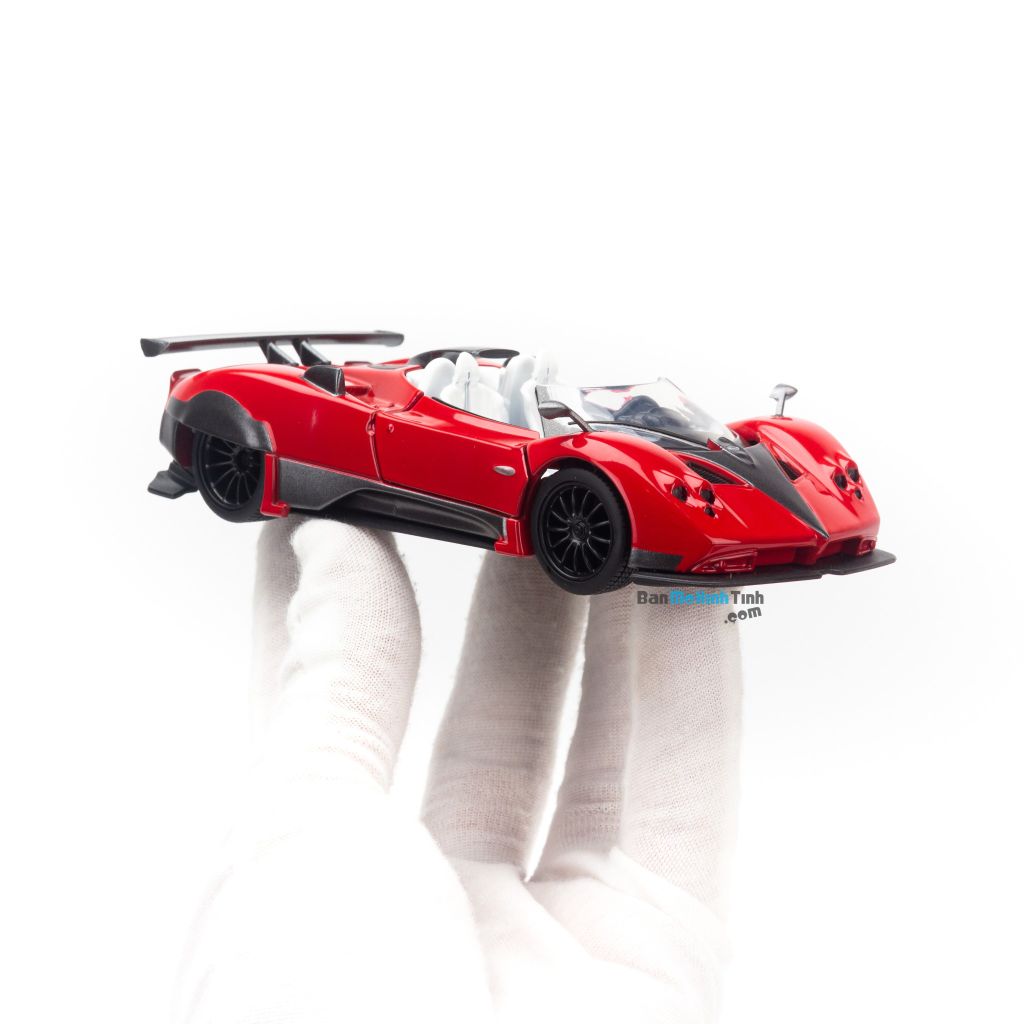 Mô hình siêu xe Pagani Zonda 1:36 Jackiekim Red (6)