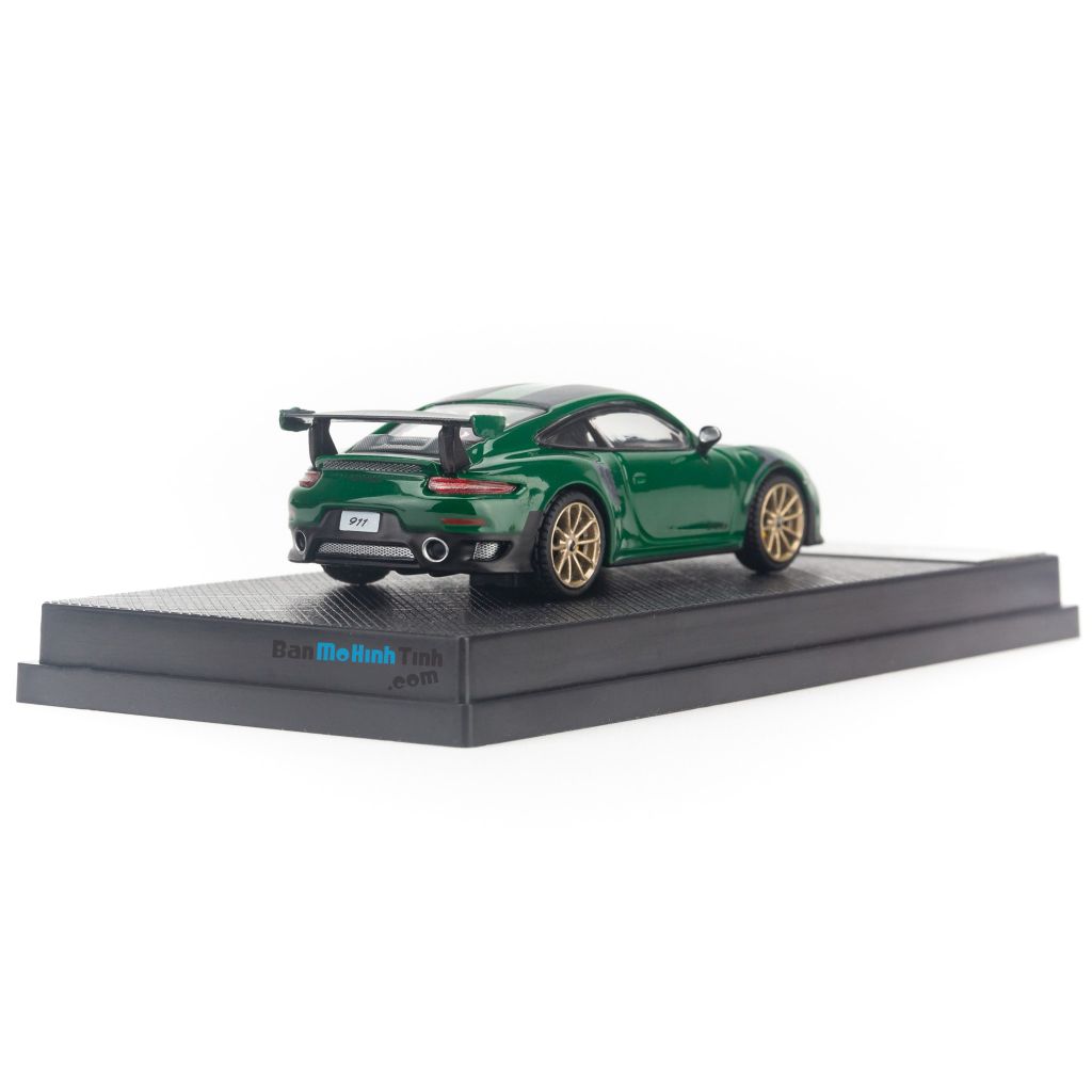 Mô hình xe Porsche 911 GT2 RS 1:64 Dealer Limited Edition Green giá rẻ (2)