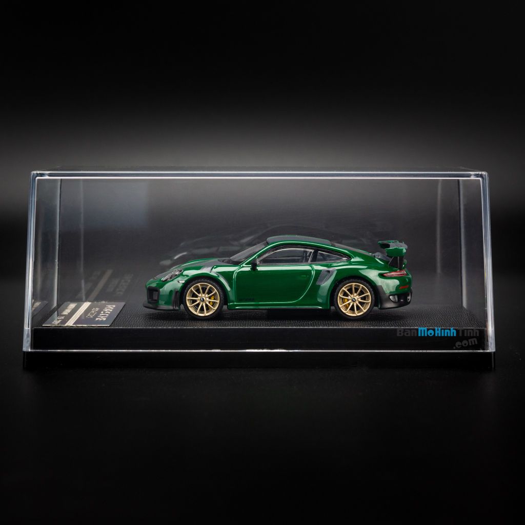 Mô hình xe Porsche 911 GT2 RS 1:64 Dealer Limited Edition Green giá rẻ (5)