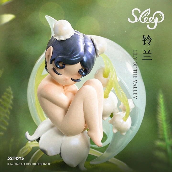 Mô hình đồ chơi Blind box Sleep Fairy Flower Elves Series 52TOYS