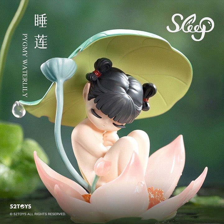 Mô hình đồ chơi Blind box Sleep Fairy Flower Elves Series 52TOYS