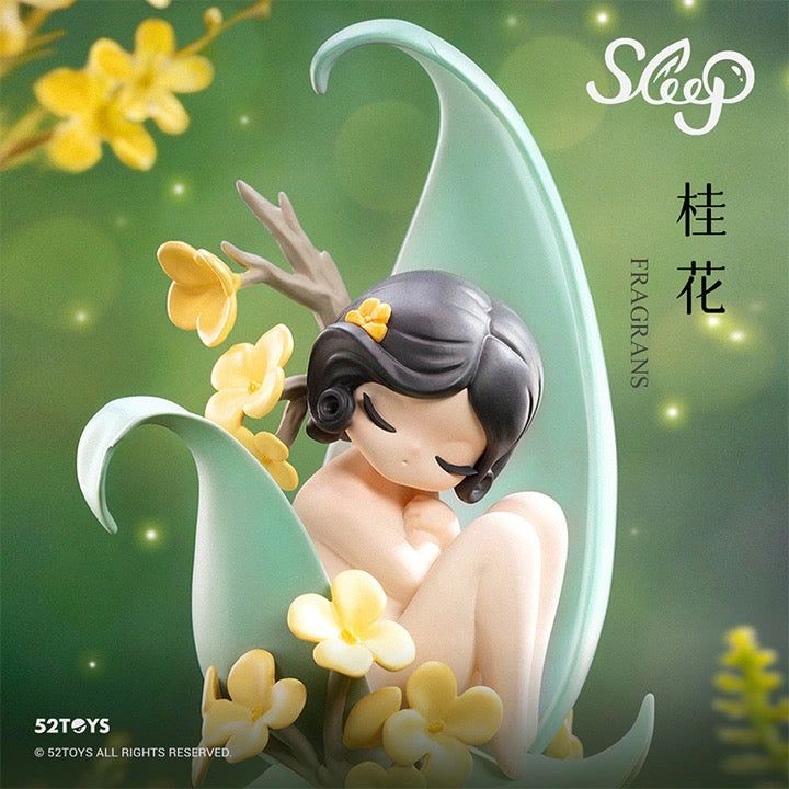 Mô hình đồ chơi Blind box Sleep Fairy Flower Elves Series 52TOYS
