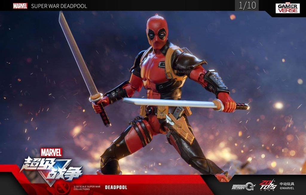  Mô hình Super War Deadpool 1:10 ZDToys 