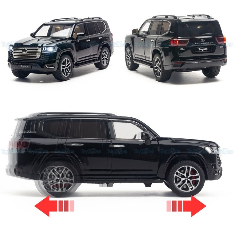 Mô hình Toyota Land Cruiser LC300 1:24 Hongsen