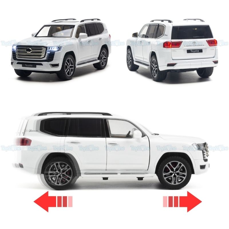 Mô hình Toyota Land Cruiser LC300 1:24 Hongsen