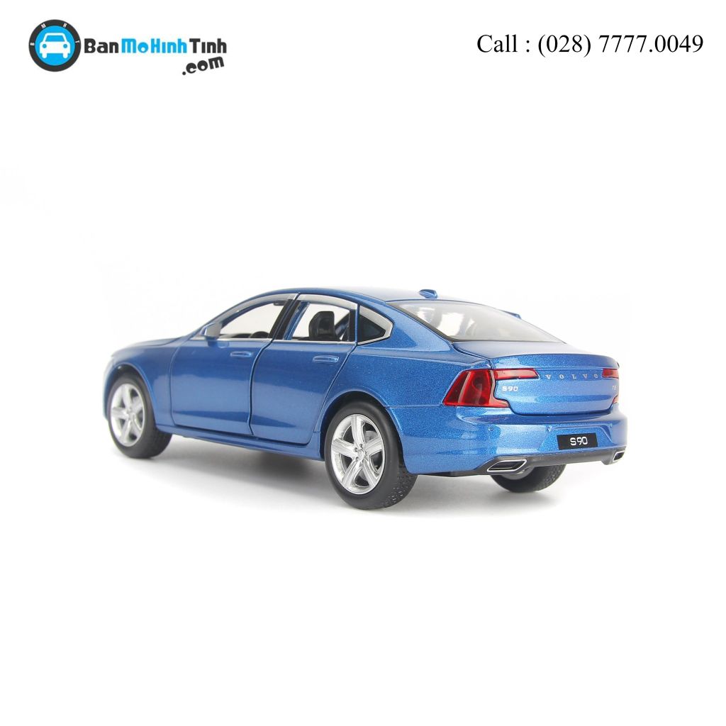 Mô hình xe Volvo S90 Blue 1:32 Jackiekim