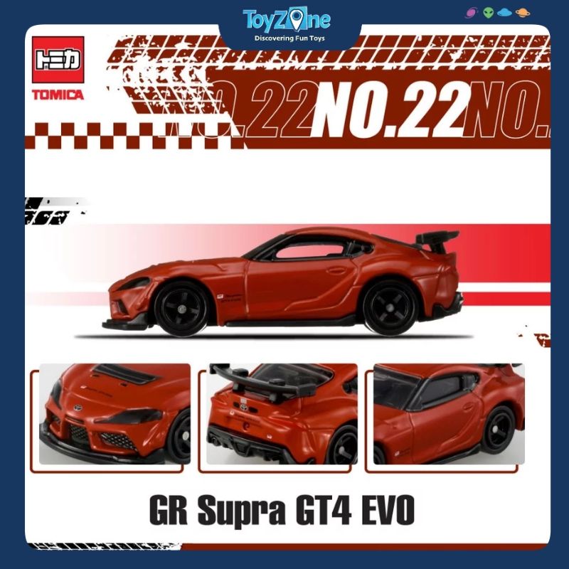Mô hình xe GR Supra GT4 EVO No.22 1:60 TOMICA