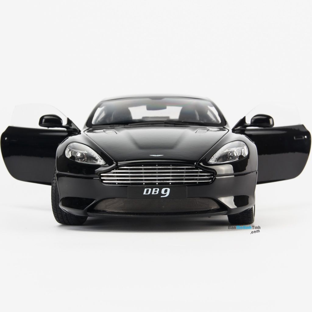 Mô hình xe Aston Martin DB9 Coupe 1:18 Welly Black (4)