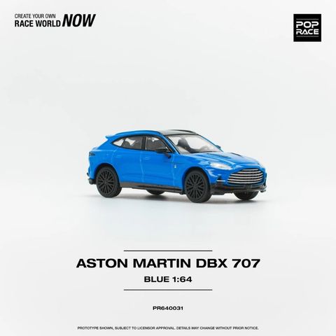 Mô hình xe Aston Martin DBX 707 1:64 POP RACE