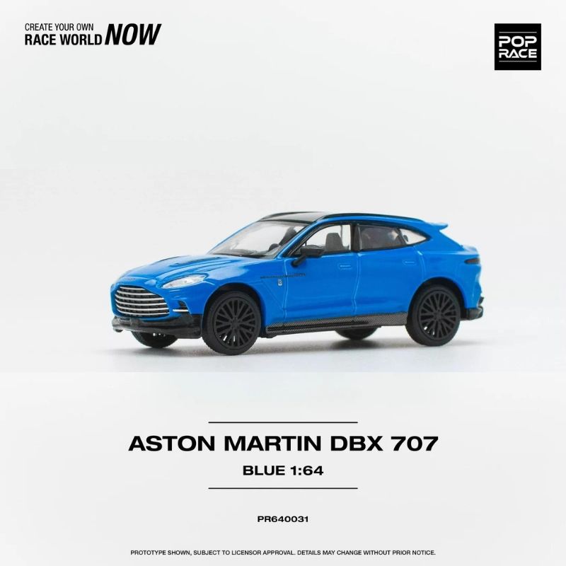  Mô hình xe Aston Martin DBX 707 1:64 POP RACE 