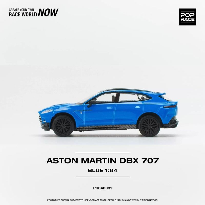  Mô hình xe Aston Martin DBX 707 1:64 POP RACE 