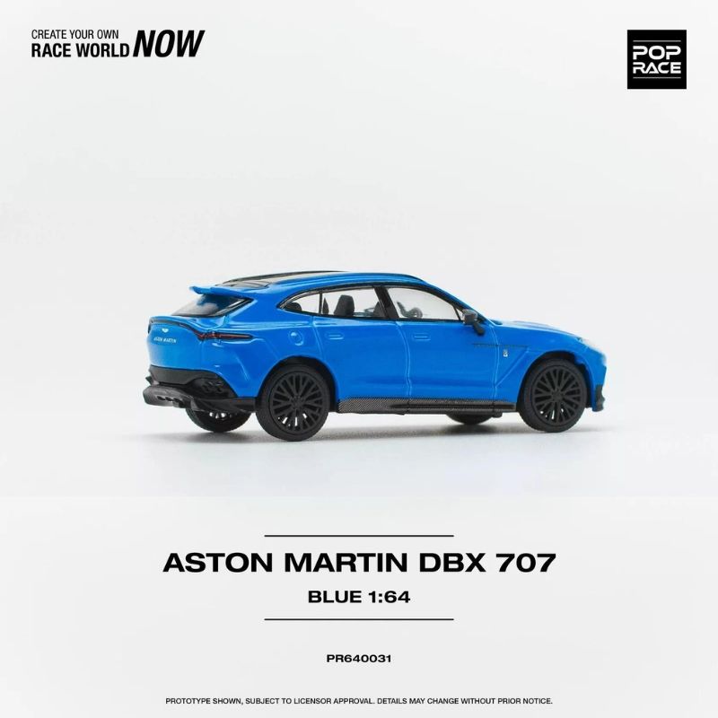  Mô hình xe Aston Martin DBX 707 1:64 POP RACE 
