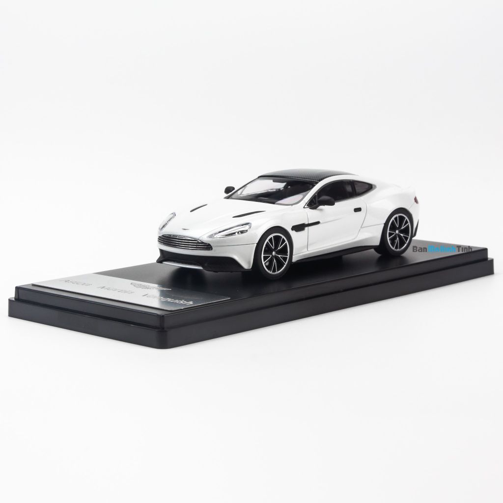 Mô hình siêu xe Aston Martin Vanquish White 1:43 Dealer (2)