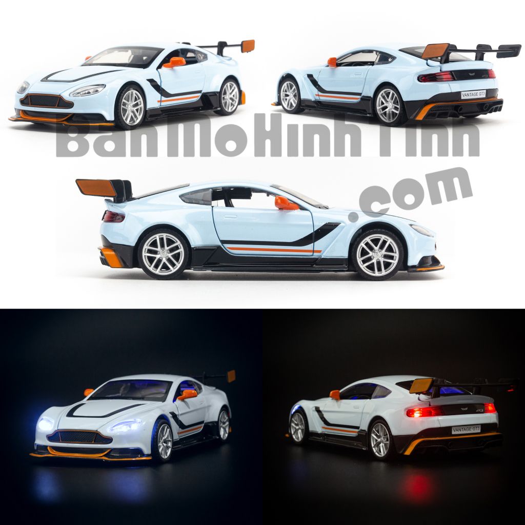Mô hình xe Aston Martin Vantage GT3 1:32 AlloyMetal