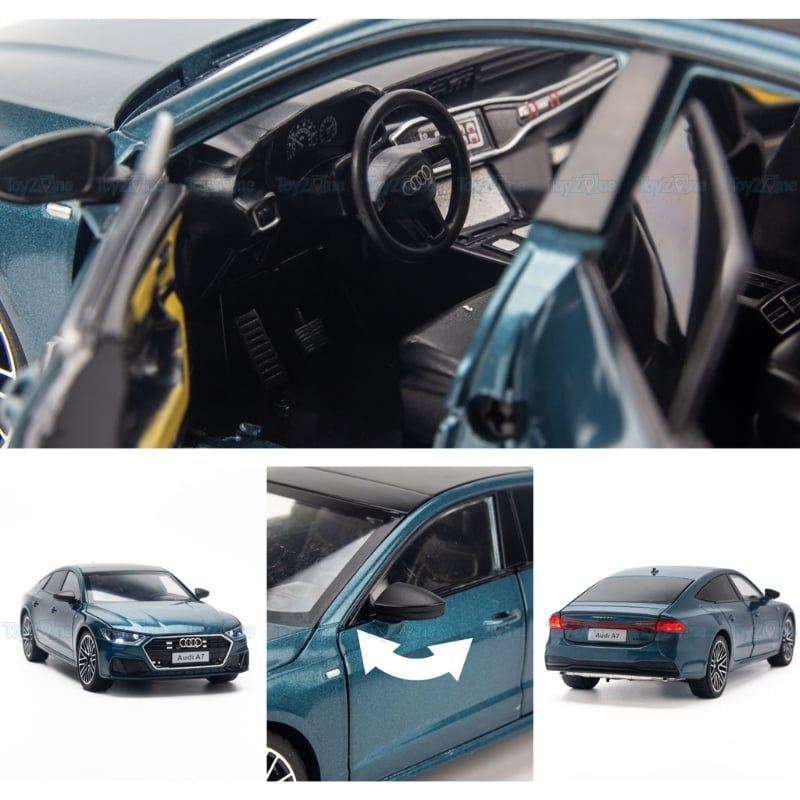  Mô hình xe Audi A7 1:24 Jinlifang 