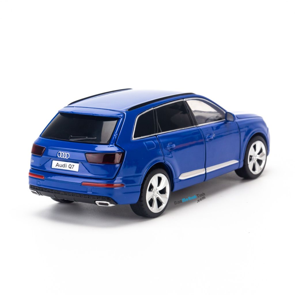 Mô hình xe Audi Q7 1:32 Jackiekim Blue (2)