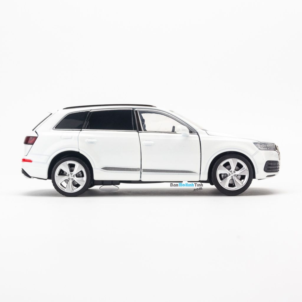 Mô hình xe Audi Q7 1:32 Jackiekim White (4)