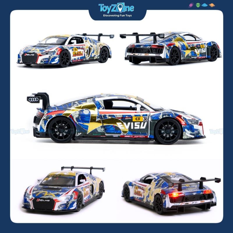 Mô hình xe Audi R8 LMS GT3 1:32 MAKEDA