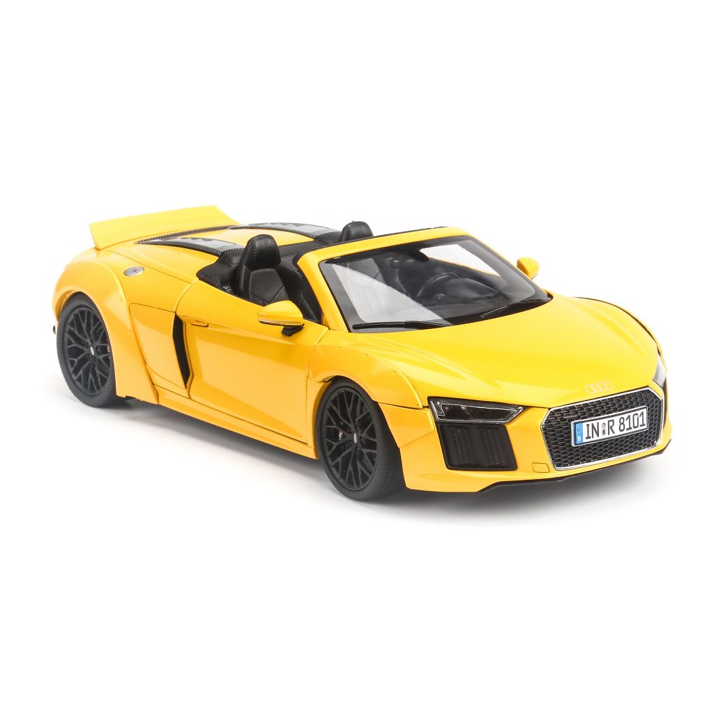 Mô hình xe Audi R8 Spyder V10 Yellow 1:18 iScale