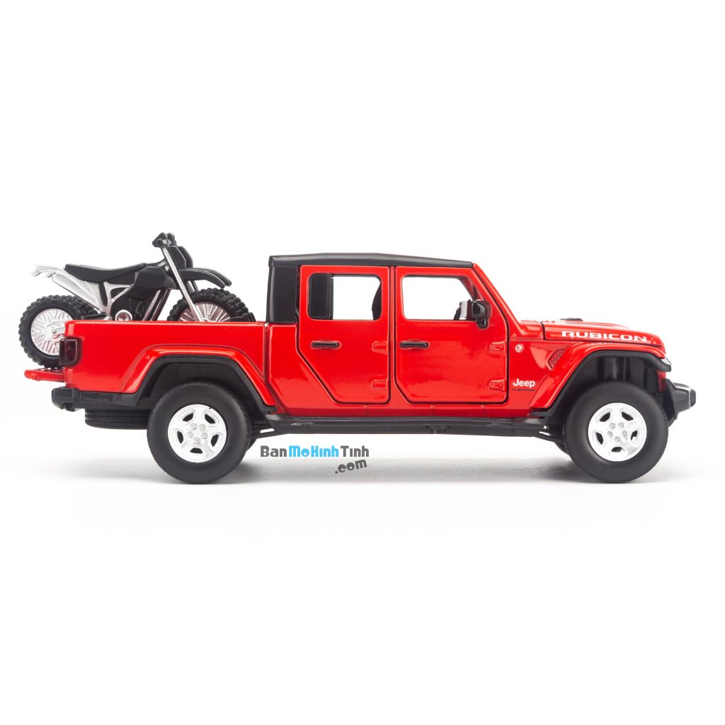 Mô hình xe Jeep Gladiator 1:32 Jackiekim Red (2)