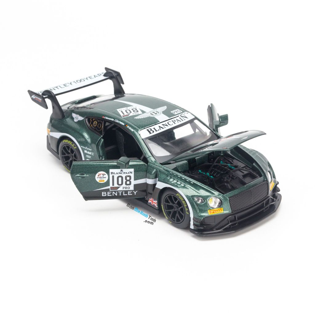 Mô hình xe Bentley Continental GT3 2019 1:32 UNI