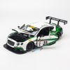  Mô hình xe Bentley Continental GT3 No.88 1:24 Bburago White - MH18-28008 