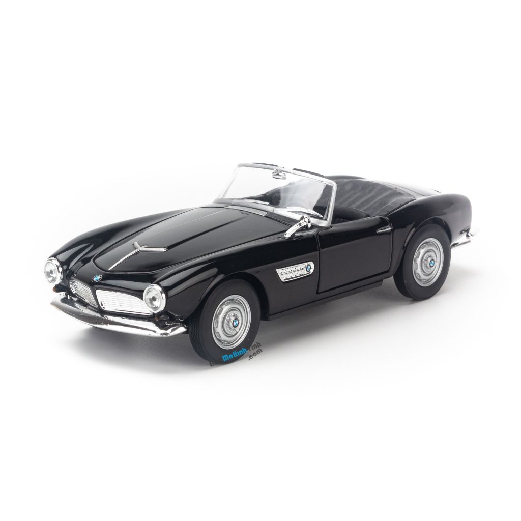 Mô hình xe BMW 507 Convertible 1:24 Welly Black (1)